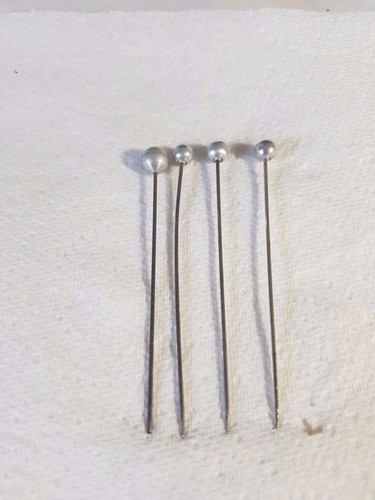 Victorian hat pins with - 4,