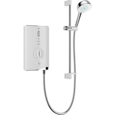 Mira Sport Max Airboost White Electric Shower, 9kW 4-Spray Pattern