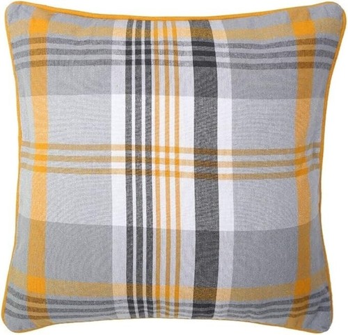 Tartan cushion covers with - cushion,