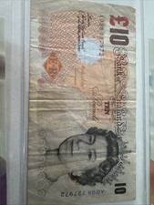 Old ten pound note - £10,