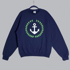 Anchor Wreath Sweater Adult M