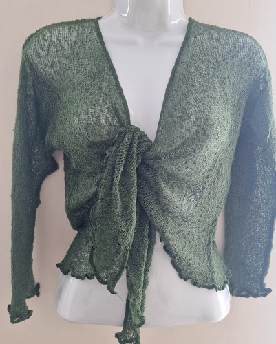 Bolero knit open front shrugs - bolero,