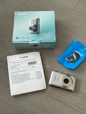 Canon IXUS 120 IS 12.1MP Compact Digital Camera | Silver  - Tested - Boxed
