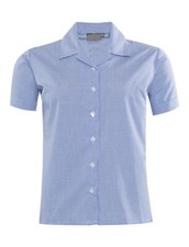 2x Ladies Revere Collar Blouse