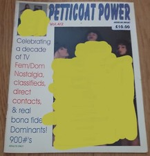 Vintage BDSM TV/Fem/Dom Publication - "Petticoat Power" (1990s)