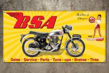 Custom BSA Motorcycles Banner