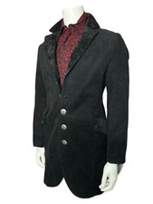 SHRINE GOTHIC VAMPIRE MILITARY VICTORIAN EDWARDIAN PIRAT COAT JACKET STEAMPUNK 