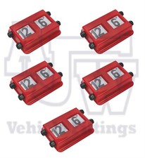 5 X HM3 RED Height Indicator