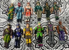 Vintage Gi Joe Action Figures Bundle/Job lot Lanard 80s And 90s