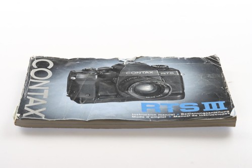 Contax rts iii instruction - rts,