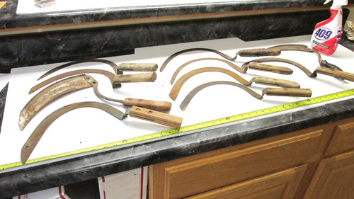 Old hand sickle - ,