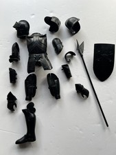 ORIGINAL VINTAGE MARX BLACK KNIGHT ARMOUR