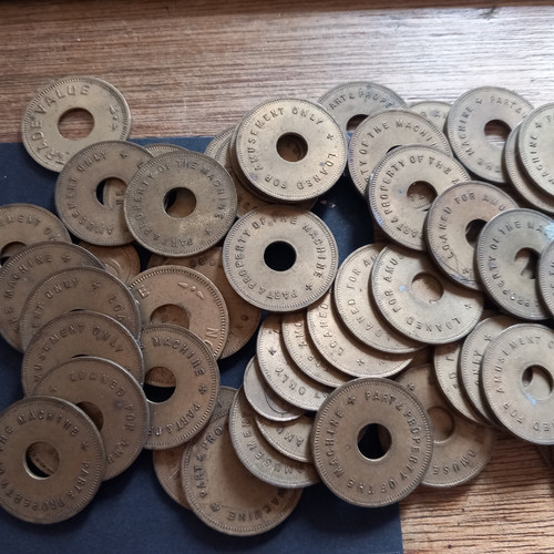 Amusement tokens part and - 5,