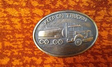 Belt Buckle keep on trucking