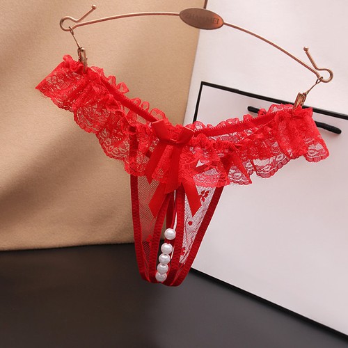Sexy lace thong pearl sheer - sexy,