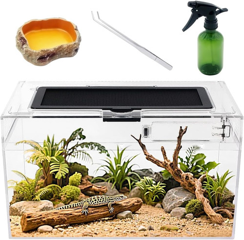 Reptile plastic terrarium - plastic,
