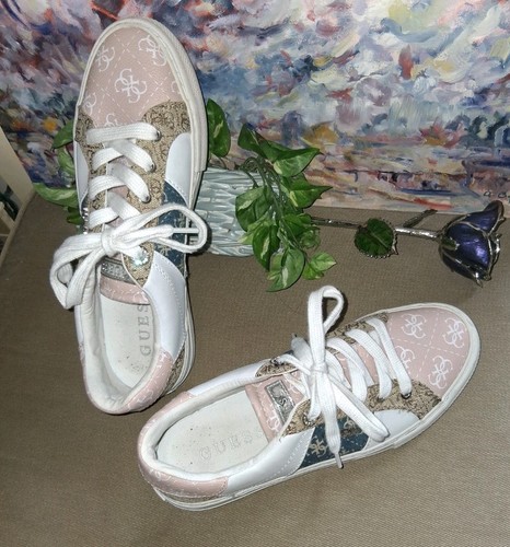 Guess white mixed motif y2k - guess,