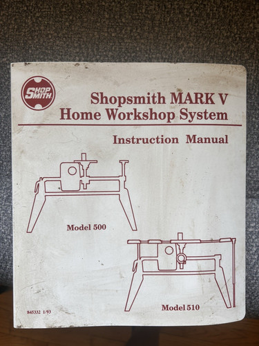 Shopsmith mark home - mark,