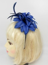 royal blue  flower and feather