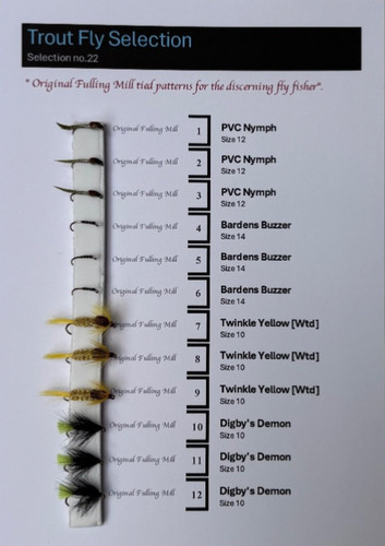 Fulling mill trout flies - ,