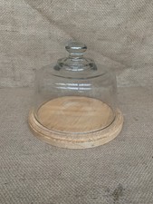 Glass Dome Cheese Dish With