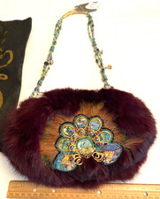 Mary Frances Fur New Handbag