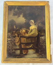 Victorian Reverse-Painted