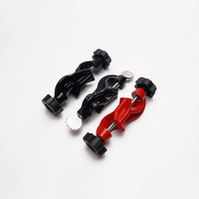 1x Iron/Electroplating Cross Clip Lab Stand Head Clamp Equipment Black/Red/White