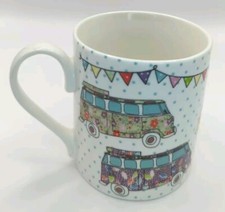 Churchill Queens Tea Coffee Mug China Tea Cup The Caravan Trail Festival Campers