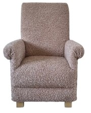 Brown Boucle Fabric Adult