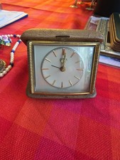 vintage 1970s German Kienzle gold plated travel alarm clock full working order