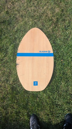 Wooden skim board - skim, been