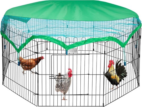 Panel metal chicken - metal, run