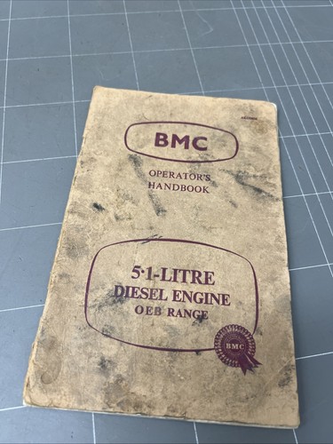 Vintage owners manual bmc 1 - vintage, 5.1