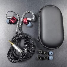 Shure SE535 Wired Headphones Sound-Isolating In-Ear Earbuds Earphones Black Red