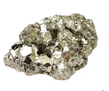 Natural pyrite cluster peru - pyrite,
