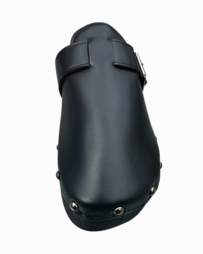 Women black slip clog - slip-on,