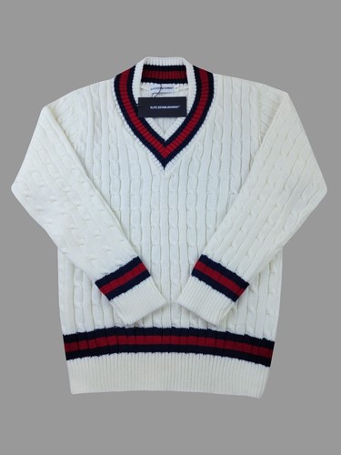 Mens cricket jumper knit - jumper,