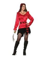 Ladies Red Swashbuckler Pirate