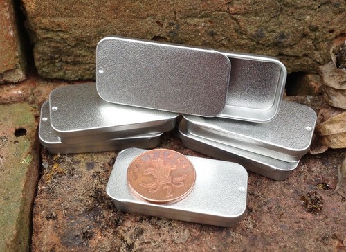 Metal tinplate storage tin - metal,