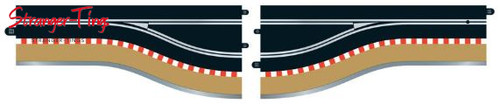 Scalextric pit lane track - scalextric,