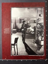 ROLLING STONES LIVE PHOTO PAGE EARLS COURT 8X11" Original Magazine Advert M89