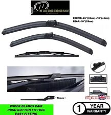 For VW Golf MK7 2012-2020 Windscreen Wiper Blade Set Front 26" 18" Rear 10" New