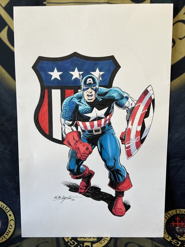 Captain america bob layton - america,