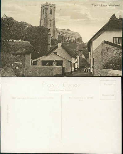 Minehead church lane - church,