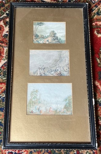 Antique framed baxter - antique,