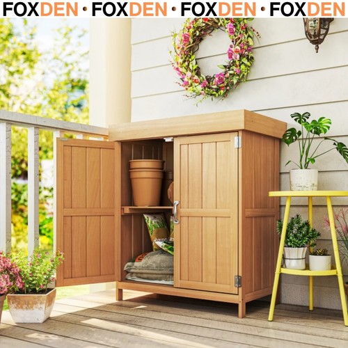 Wooden garden shed double - garden, door