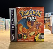 Pokemon Fire Red Nintendo Gameboy Advance EUR - Complete In Box CIB, Authentic