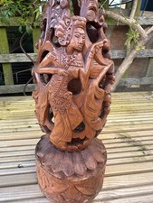 VINTAGE BALI RAMAYANA CARVED