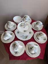 Regency bone china Blue flower